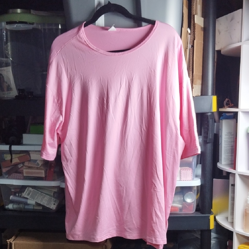 Casual Pink Short Sleeve Men's Tee